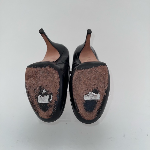 Via Spiga Sheri Black Leather Heeled Ankle Booties, Size 8 - Picture 8 of 8